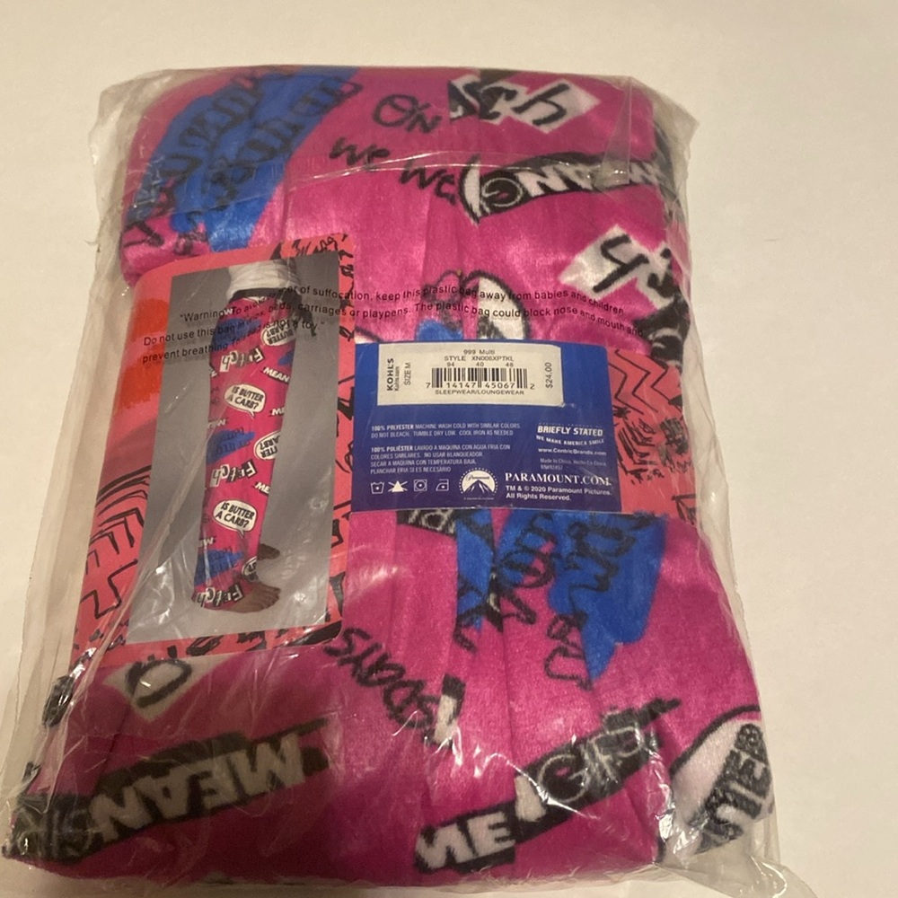 NIP Mean Girls Pajama Pant Medium - Picture 3 of 4